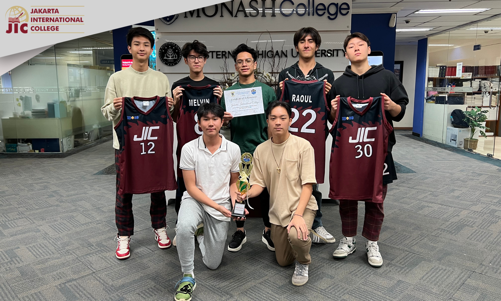 JIC Basketball team won third place at Constellate Cup